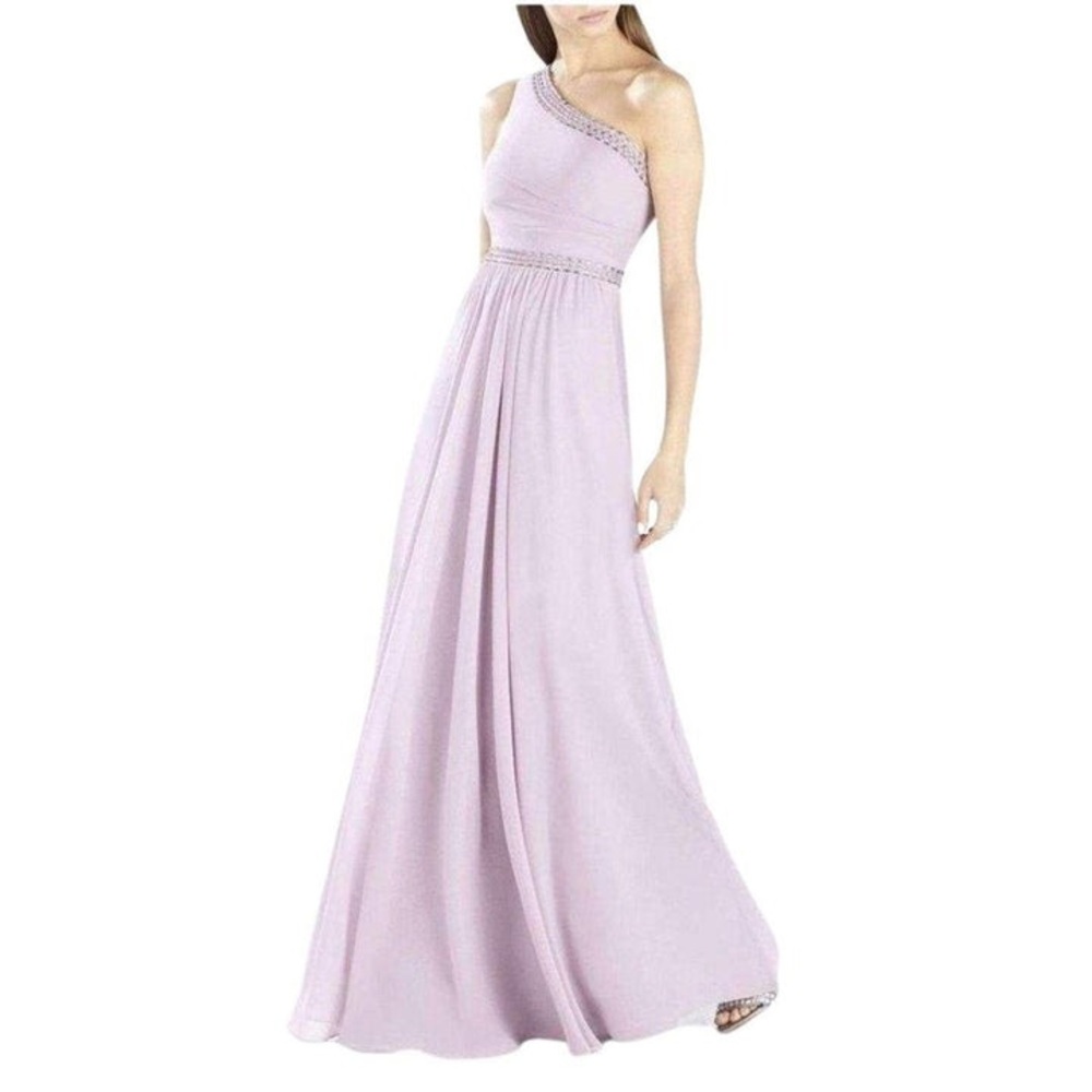 BCBG assymetric gown